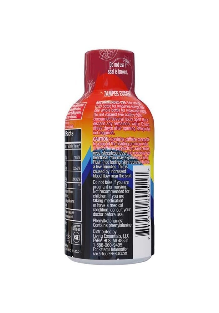 5-Hour Energy - Shot Regular Strength Pomegranate 1.93 Fl. Oz. - Image 4